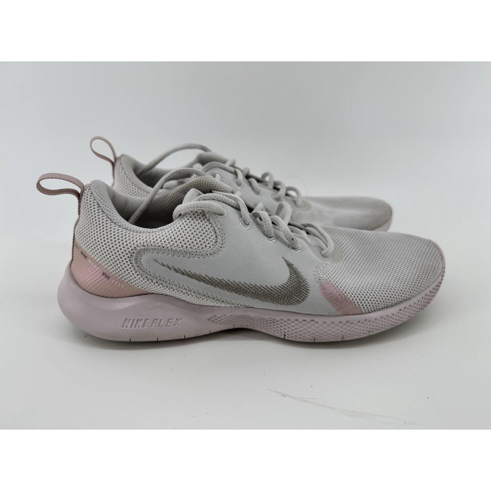 Nike Womens Flex Experience Run 10‎ CI9964-003 White Running Shoes Sz 9.5